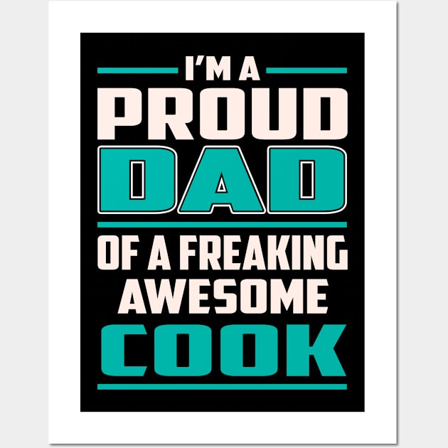 Proud DAD Cook Wall Art by Rento